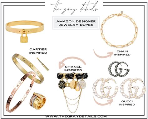 amazon designer jewelry dupes